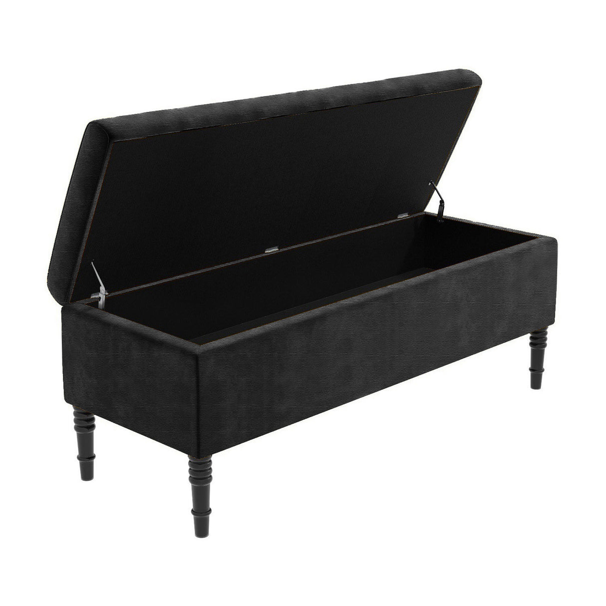 Paris Plain Naples Ottoman Storage Bench