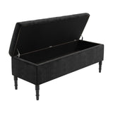 Paris Plain Naples Ottoman Storage Bench