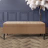 Paris Plain Naples Ottoman Storage Bench