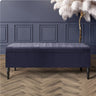 Paris Plain Naples Ottoman Storage Bench
