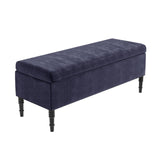 Paris Plain Naples Ottoman Storage Bench