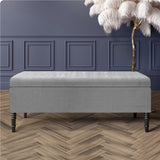 Paris Plain Naples Ottoman Storage Bench