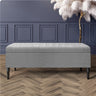 Paris Plain Naples Ottoman Storage Bench