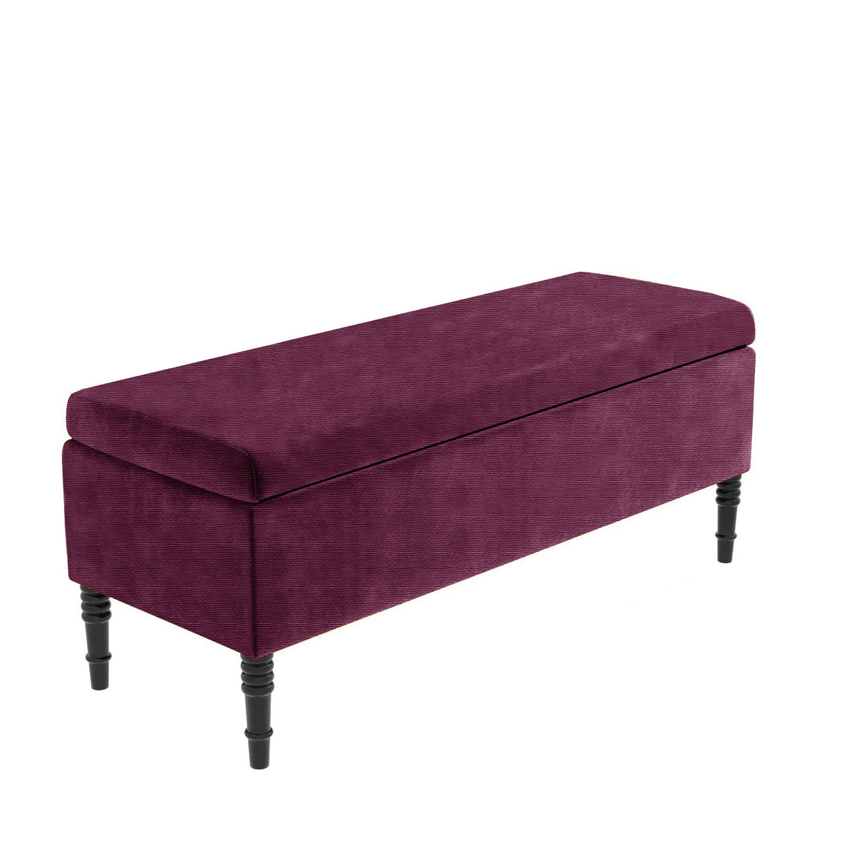 Paris Plain Naples Ottoman Storage Bench
