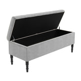 Paris Plain Naples Ottoman Storage Bench