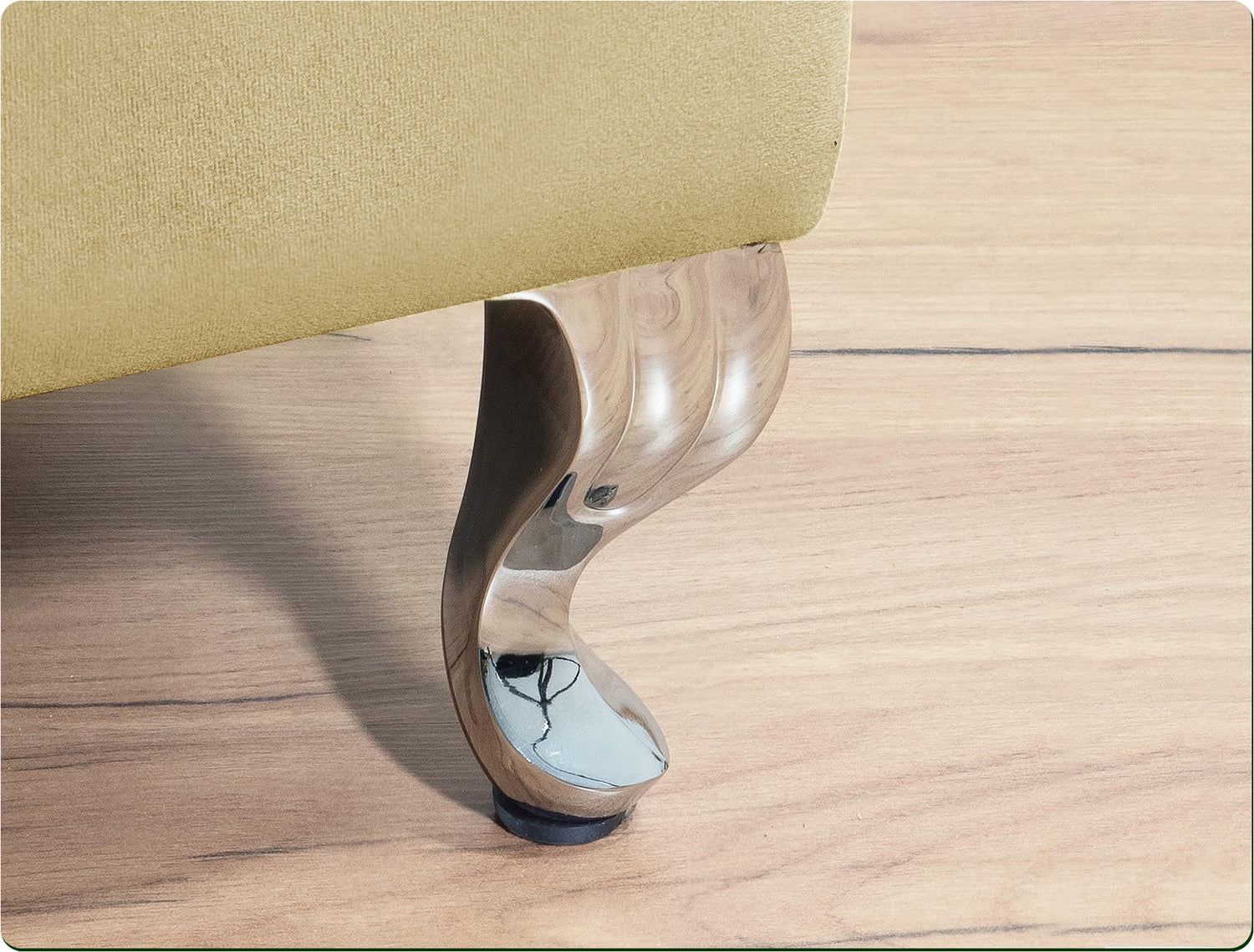 Londona Velvet Storage Bench with Legs