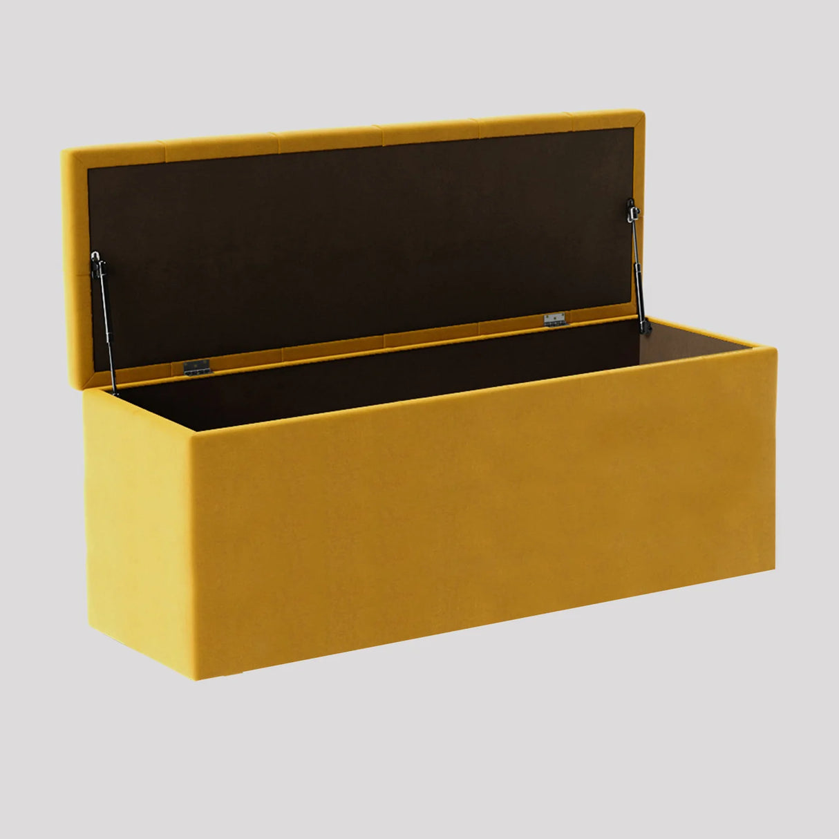 Luna Chesterfield Velvet Storage Ottoman