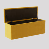 Luna Chesterfield Velvet Storage Ottoman