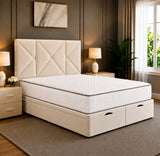 Noris Geometric Divan Ottoman Storage Bed Frame