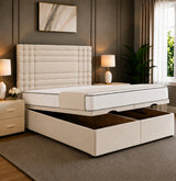 Persia Linear Panel Divan Ottoman Storage Bed Frame