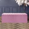 Large Safar Velvet Storage Ottoman Box