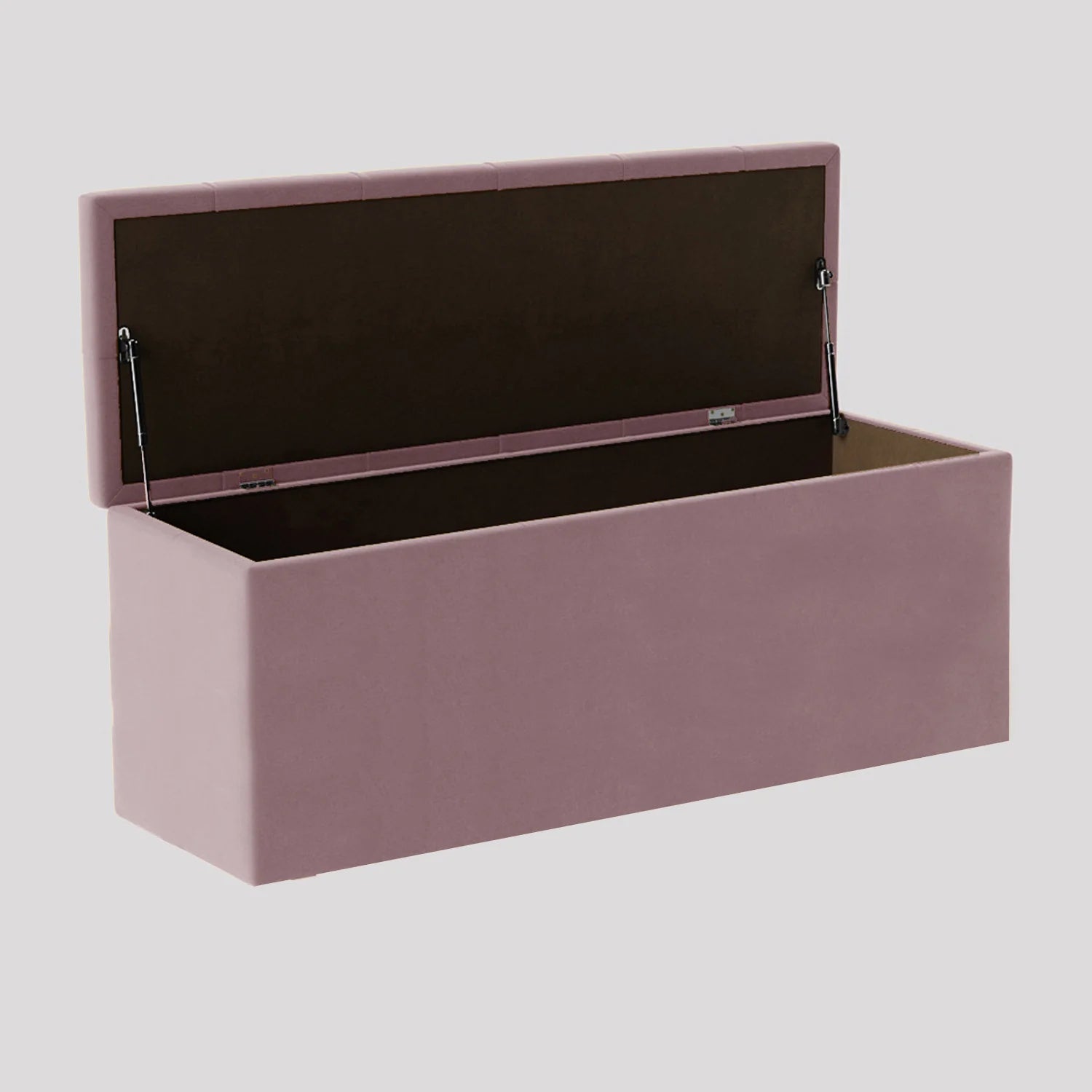 Luna Chesterfield Velvet Storage Ottoman