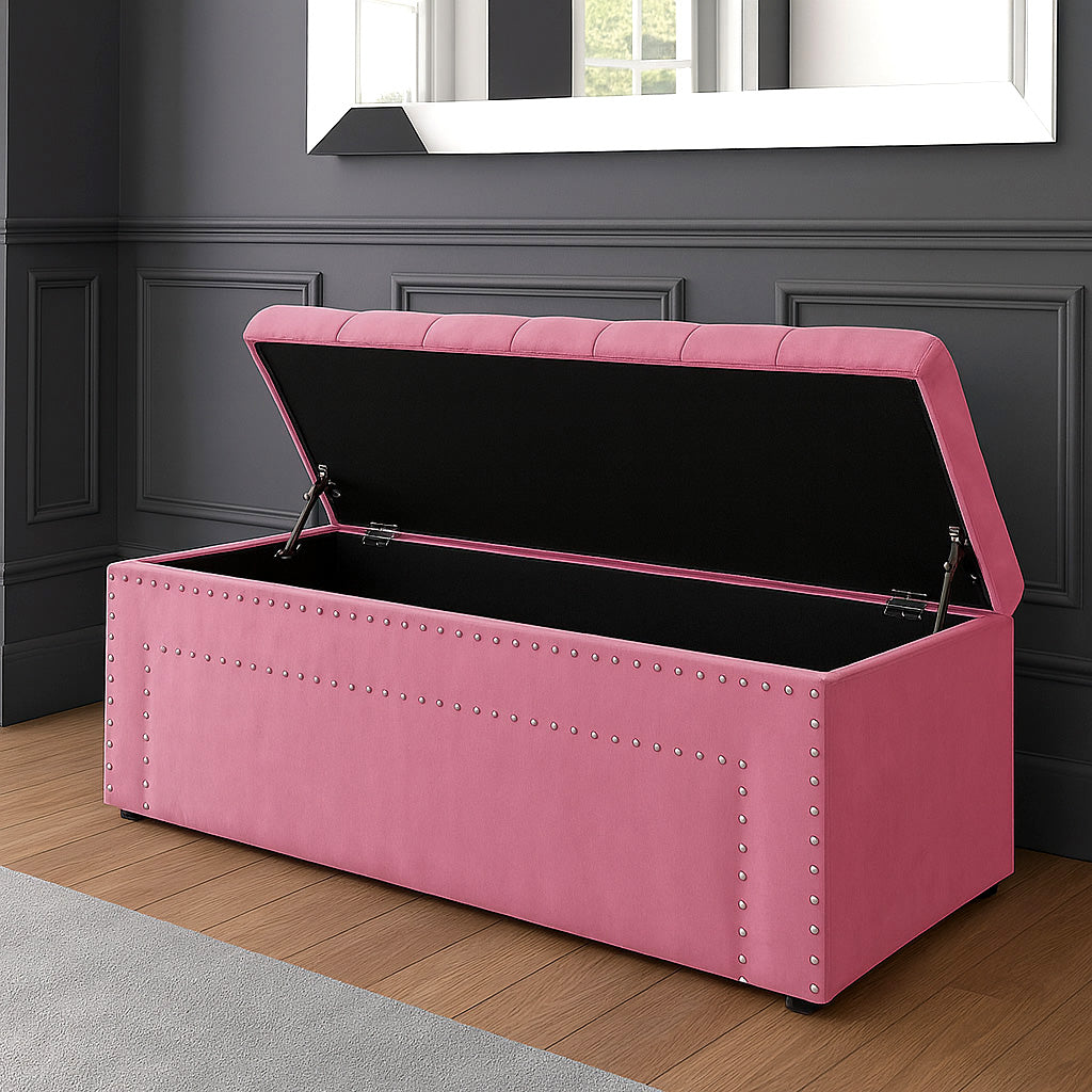 Duke Chesterfield Upholstered Blanket Box