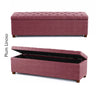 Linoso Chesterfield Ottoman Storage Box with Legs