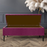 Paris Deep Storage Ottoman Bench in Naples