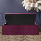 Safar Large Naples Ottoman Storage Box with Plain Lid