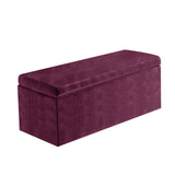 Safar Large Naples Ottoman Storage Box with Plain Lid