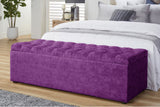 Haven Chesterfield Ottoman in Naples Velvet