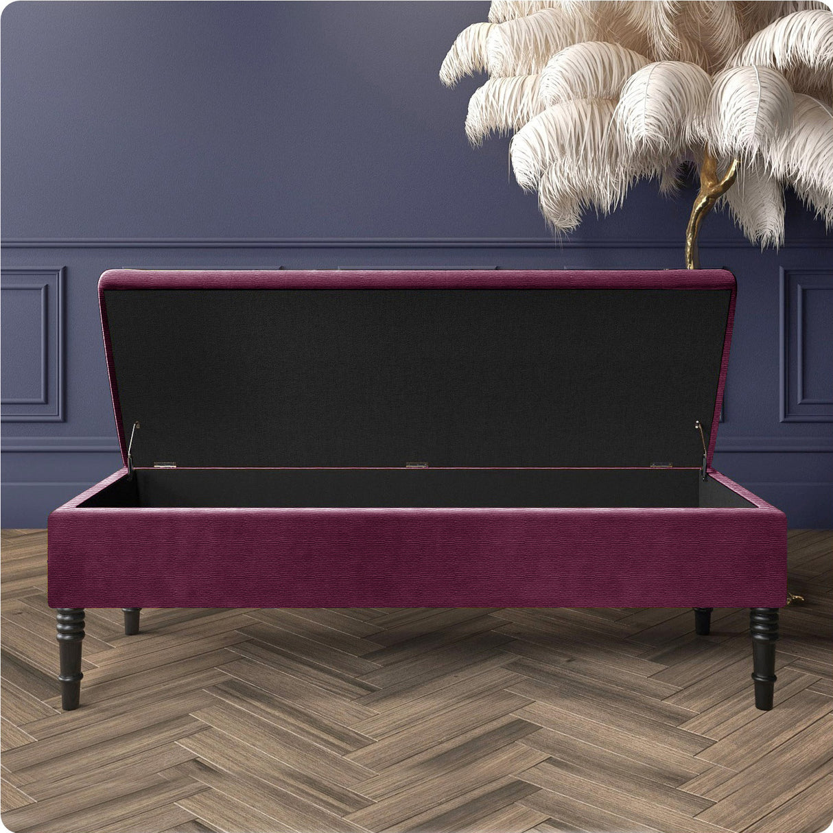 Safar Naples Shoe Storage Bench with Plain Lid