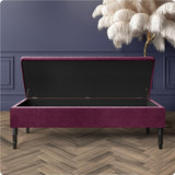 Safar Naples Shoe Storage Bench with Plain Lid