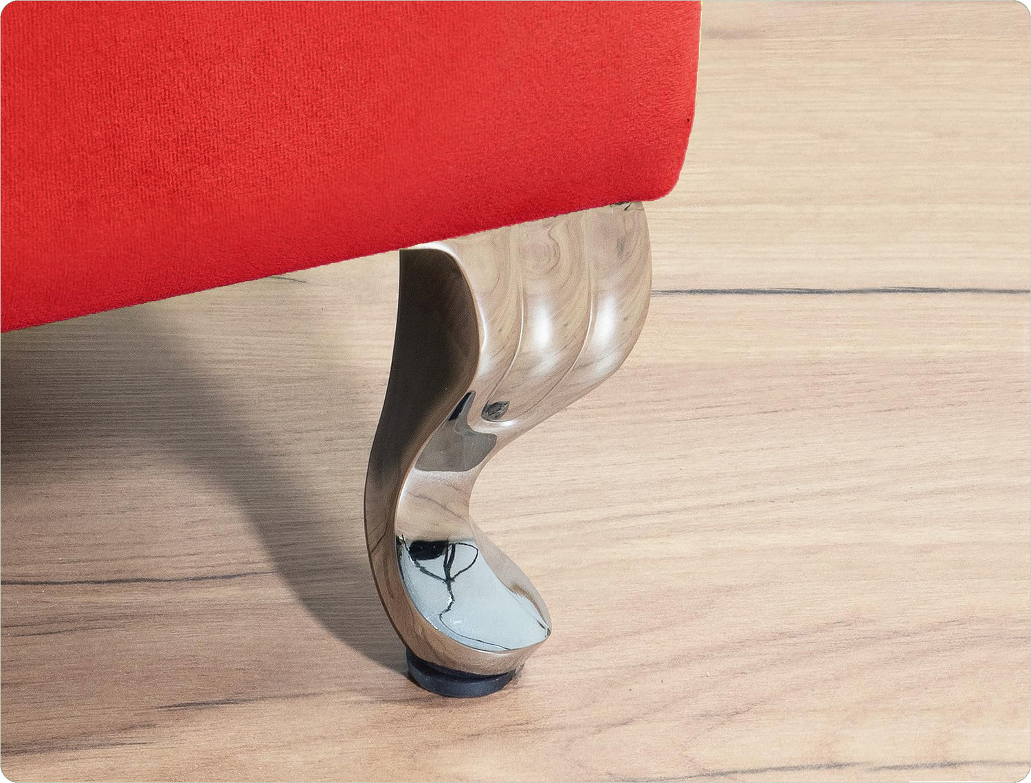 Londona Velvet Storage Bench with Legs