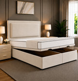 Rowen Divan Plain Ottoman Storage Bed Frame