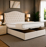 Daisy Chesterfield Tufted Divan Storage Ottoman Bed Frame