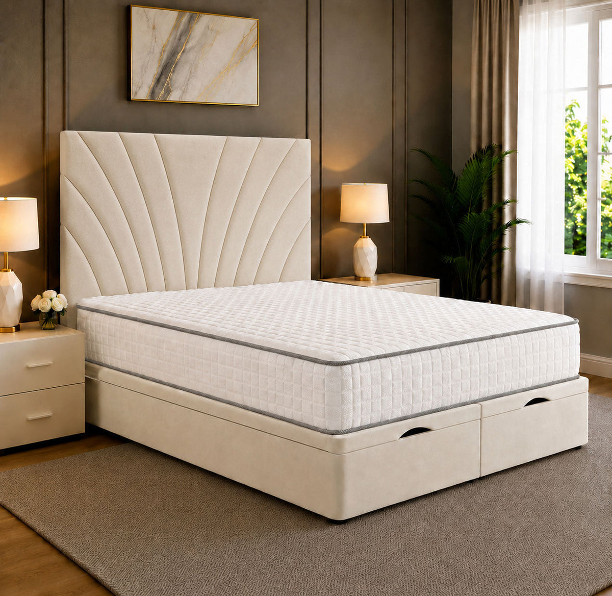 Rubi Divan Ottoman Storage Bed Frame