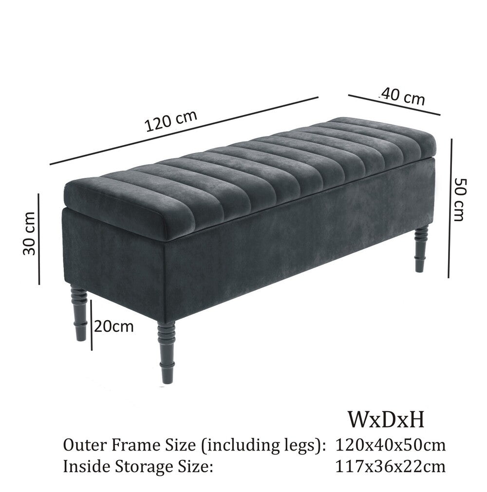 Paris Ottoman Storage Bench