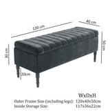 Paris Ottoman Storage Bench