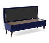 Safar Chesterfield Shoe Storage Bench with Legs