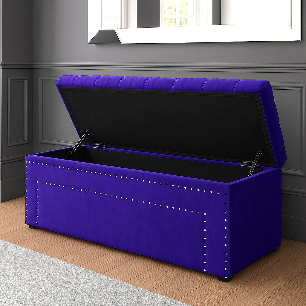 Duke Chesterfield Upholstered Blanket Box