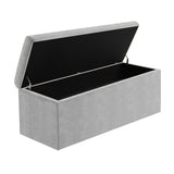 Safar Large Naples Ottoman Storage Box with Plain Lid