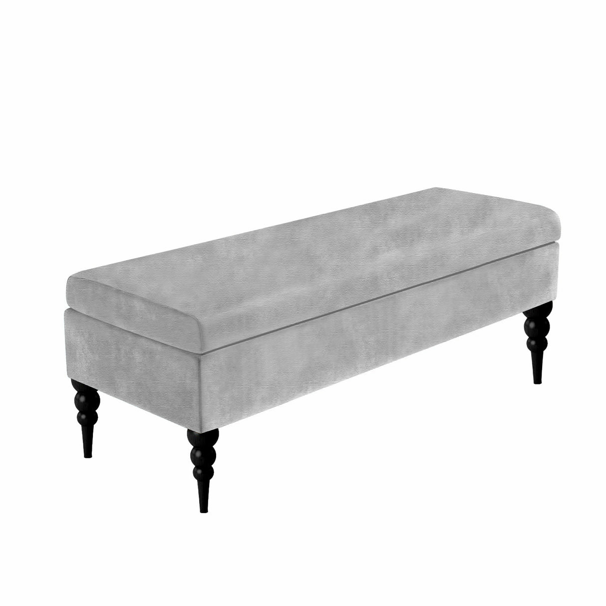 Sierra Plain Naples Upholstered Bench with Legs