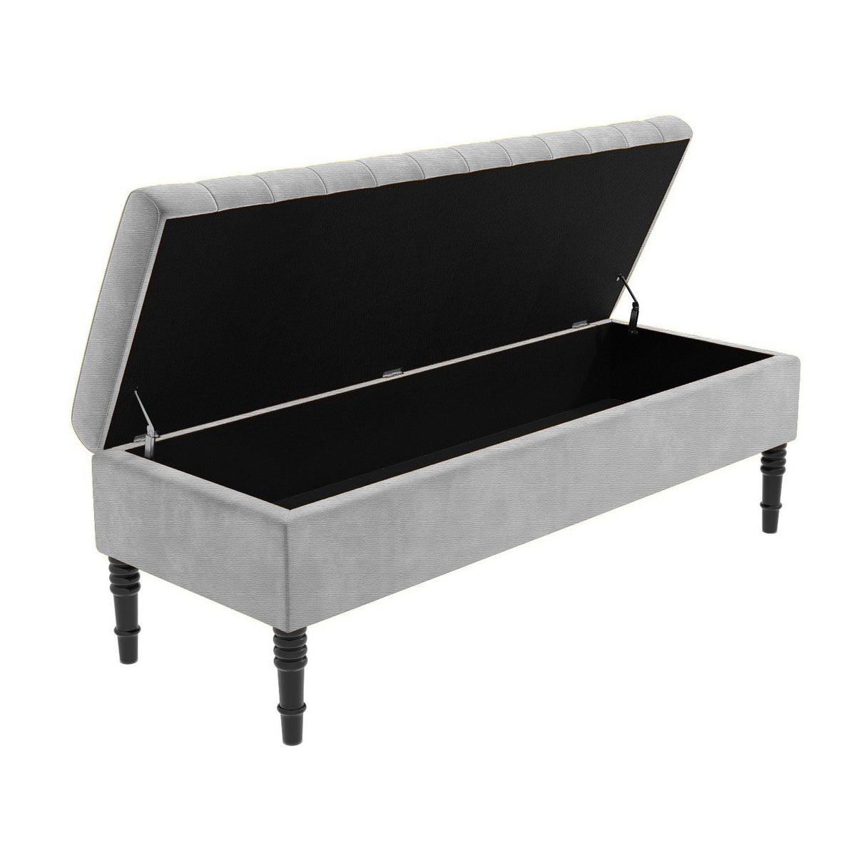 Safar Striped Naples Storage Bench with Legs