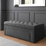 Duke Chesterfield Upholstered Blanket Box