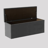 Luna Chesterfield Velvet Storage Ottoman