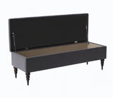 Safar Chesterfield Shoe Storage Bench with Legs