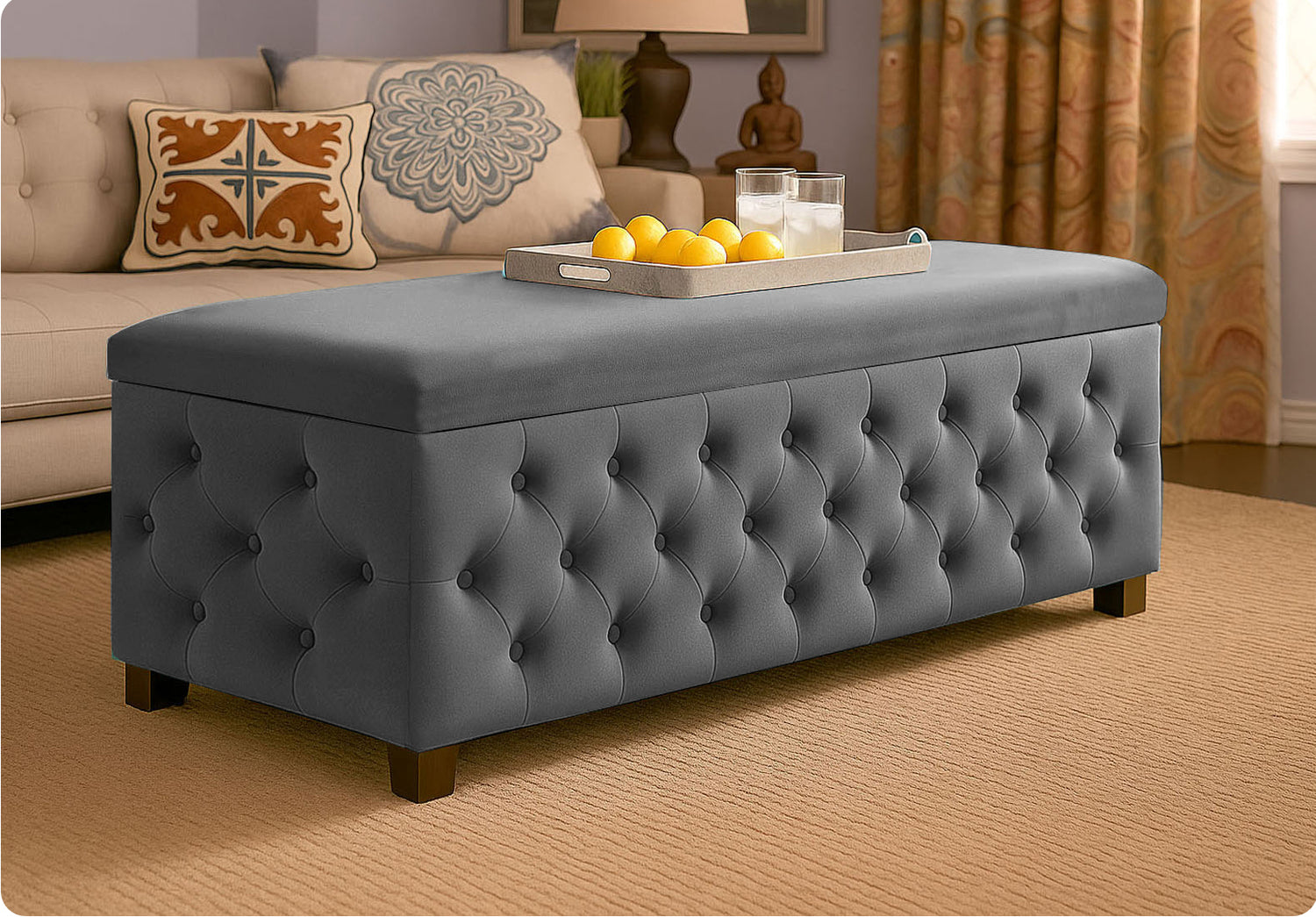 Empire Chesterfield Upholstered Coffee Table