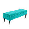 Sierra Plain Upholstered Velvet Storage Bench