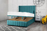 Elizabeth Divan Ottoman Bed with Winged Headboard