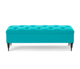 Safar Chesterfield Shoe Storage Bench with Legs