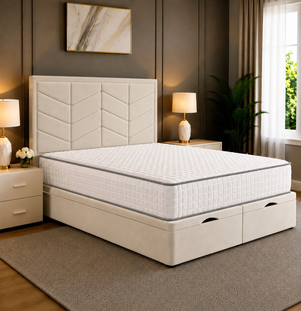 Vero Divan Storage Ottoman Bed Frame