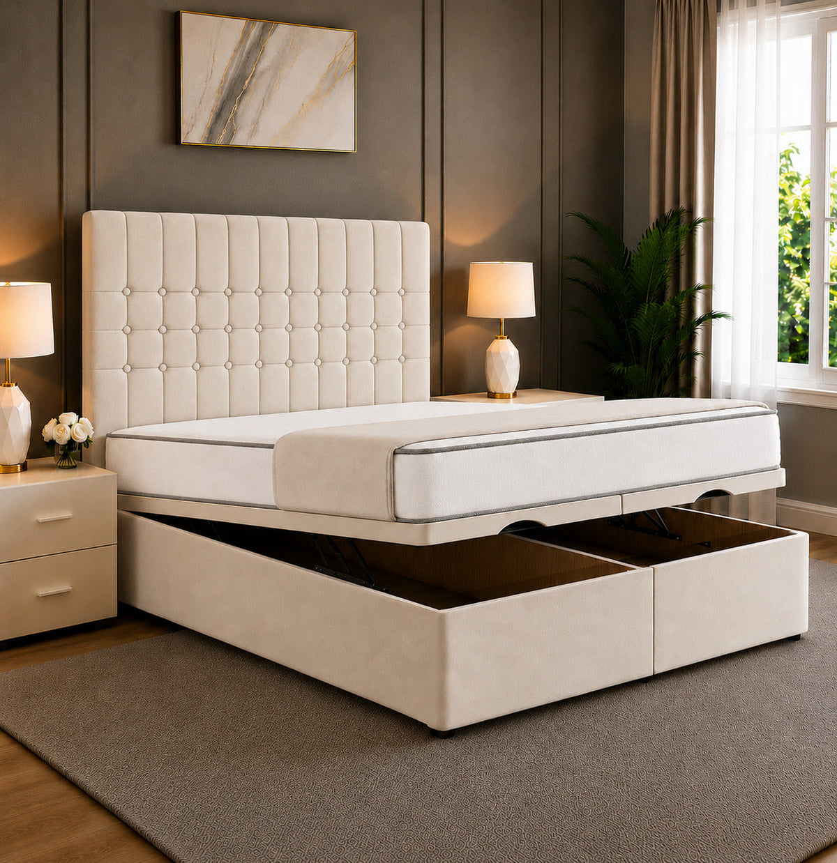 Verona Divan Storage Ottoman Bed Frame