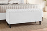 Safari Lined Upholstered Ottoman Bench with Storage