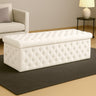 Lux Full Upholstered Velvet Storage Ottoman Box