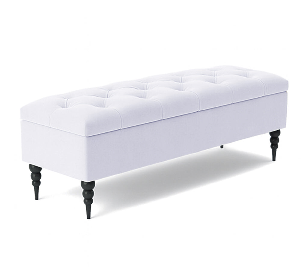 Safar Chesterfield Shoe Storage Bench with Legs