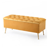 Amara Chesterfield Ottoman Storage Bench with Legs