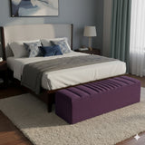 Windsor Naples Striped Ottoman Storage Box