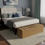 Windsor Naples Striped Ottoman Storage Box